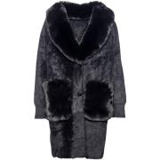 Mantel Ayfee GIACCA MAGLIERIA LUNGA CON TASCHE CAM25278