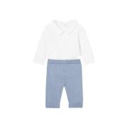 Setjes Mayoral 2516 Conjunto 3 piezas tricot recién nacido Azul