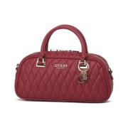 Handtas Guess RED VALLA SMALL SATCHEL