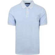Polo Shirt Korte Mouw Marc O'Polo Poloshirt Faded Starlight Blauw