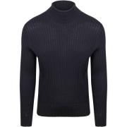Sweater Suitable Coltrui Rib Merino Navy