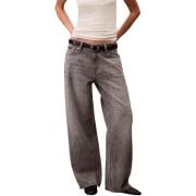 Boyfriend Jeans Calvin Klein Jeans LOW RISE BAGGY GREY LV047C722G