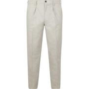 Broek Profuomo Chino Flanel Grijs