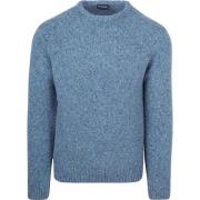 Sweater Suitable Trui Donnegal Tweed Eco Wool Blauw