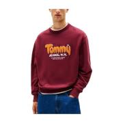 Sweater Tommy Jeans TJM RLX BOUCLE FNT PLY C
