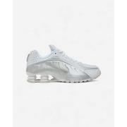 Lage Sneakers Nike Shox R4 White Metallic Silver (Women's)