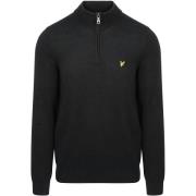 Sweater Lyle And Scott Lyle Scott Half Zip Pullover Zwart