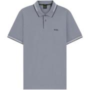 Polo Shirt Korte Mouw BOSS Slim Fit Paul Polo Shirt Dark Grey/White