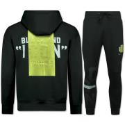 Trainingspak Top Star ICON Hoodie Gouden Print Joggingpak