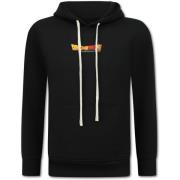 Sweater True Rise Oversized Hoodie Capuchon Dragon