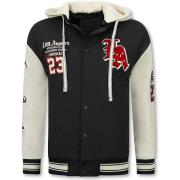 Windjack Enos Baseball Jas Capuchon Oversized