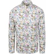 Overhemd Lange Mouw R2 Amsterdam R2 Shirt Linen/Cotton Flower Print Mu...