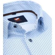Overhemd Suitable Overhemd Print Lichtblauw