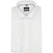 Overhemd Lange Mouw Olymp Luxor Overhemd Flower Ton-Sur-Ton Off White