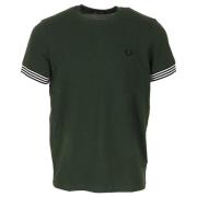 T-shirt Korte Mouw Fred Perry Striped Cuff