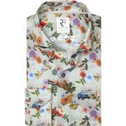 Overhemd Lange Mouw R2 Amsterdam R2 Japanese Knitted Overhemd Extra La...