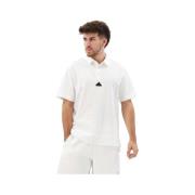 Polo Shirt Korte Mouw adidas Polo manches courtes Z.N.E. Premium blanc
