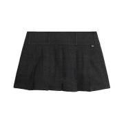 Rok Superdry Jupe courte plissée à taille basse