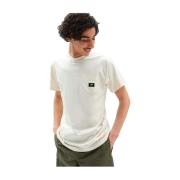 T-shirt Korte Mouw Vans T-shirt Woven Patch Pocket beige