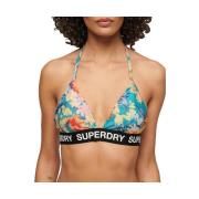 Bikini Superdry Haut de bikini triangle Logo Bleu