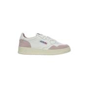 Lage Sneakers Autry Baskets Medalist cuir blanc