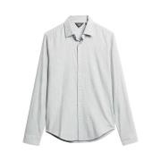 Overhemd Lange Mouw Superdry Chemise manches longues Cotton Smart bleu...