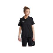 Polo Shirt Korte Mouw hummel Polo Go Cotton manches courtes noir