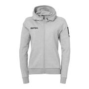 Trainingsjack Kempa Veste Status à capuche gris pour femme