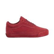 Lage Sneakers Vans Basket Premium Old Skool 36 en daim rouge