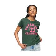 T-shirt Korte Mouw Superdry T-shirt Archive Neon Graphic