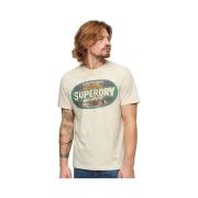 T-shirt Korte Mouw Superdry T-shirt Gasoline Workwear manches courtes