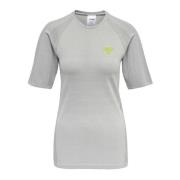 T-shirt Korte Mouw hummel T-shirt ajusté gris pour entraînement femme