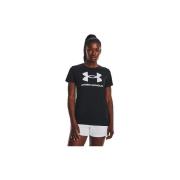 T-shirt Korte Mouw Under Armour Logo Rival D'Ua