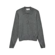 Polo Shirt Lange Mouw Aware Noos Sikita Polo Shirt - Medium Grey Melan...