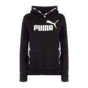 Sweater Puma Sweatshirt Power Fl Noir