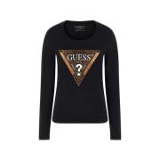 T-Shirt Lange Mouw Guess W5BI75J1314JBLK