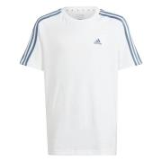 T-shirt Korte Mouw adidas T-shirt Essentials 3-Stripes blanc