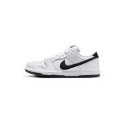 Lage Sneakers Nike SB Dunk Low White Black