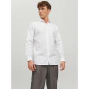 Overhemd Lange Mouw Jack &amp; Jones 12227385 BLAPARKER-WHITE