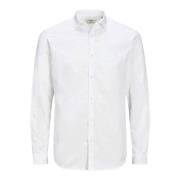 Overhemd Lange Mouw Jack &amp; Jones 12235157 CARDIFF-WHITE