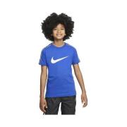 T-shirt Korte Mouw Nike T-shirt Repeat Bleu