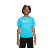 T-shirt Korte Mouw Nike T-shirt Dri-FIT Multi+ bleu clair
