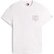T-shirt Korte Mouw Tommy Jeans Tjm Reg Sign Spray S