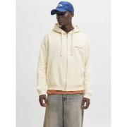 Sweater Jack &amp; Jones 12282901 JORNORREBRO EMB SWEAT ZIP-ASPHALT