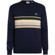 Sweater Lacoste Gestreepte sweater van Franse makelij