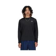T-Shirt Lange Mouw New Balance T-shirt New Balance Athletics Noir