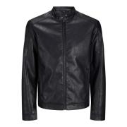 Leren Jas Jack &amp; Jones 12264095 DYLAN-BLACK