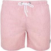 Bikini Suitable Zwembroek Stripe Seersucker Rood