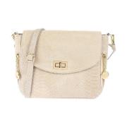 Schoudertas Vera Pelle krat96ecru