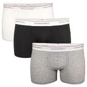 Boxers Dsquared DCX310060 - 3-PACK TRUNK-984 WHITE/GREY/BLACK